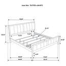 Wilkes California King Bedroom Set Dark Cocoa