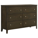 Wilkes California King Bedroom Set Dark Cocoa