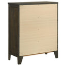 Wilkes California King Bedroom Set Dark Cocoa