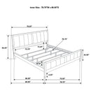 Wilkes California King Bedroom Set Dark Cocoa