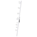 Zayan 32 x 71 Inch Floor Mirror LED Lighting White Gloss