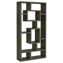 Corey 71-inch 8-shelf Bookcase Weathered Grey