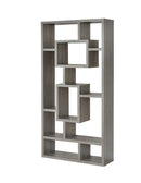 Corey 71-inch 8-shelf Bookcase Weathered Grey