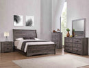 Crown Mark Furniture Coralee 2 Drawer Nightstand in Gray image