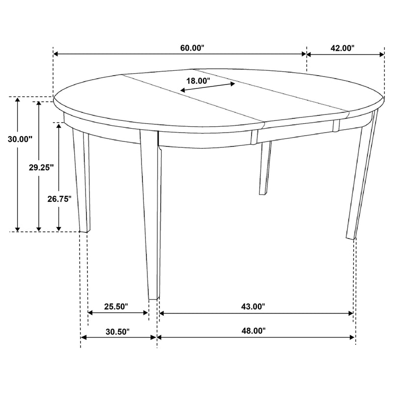 Gabriel 7 Pc Dining Set