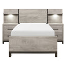 Zephyr-5pc Set Twin Wall Bed (TB+2NS+2NS-P) image