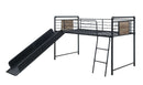 Twin Loft Bed w/Slide