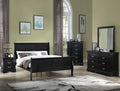 Crown Mark Furniture Louis Philip Twin Bed in Black image