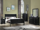 Crown Mark Furniture Louis Philip Twin Bed in Black image