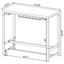Norcrest Bar Table