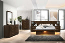 Jessica 5-Piece Eastern King Minimalistic Platform Bedroom Set