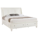 Sandy Beach Panel Platform Storage Bed
