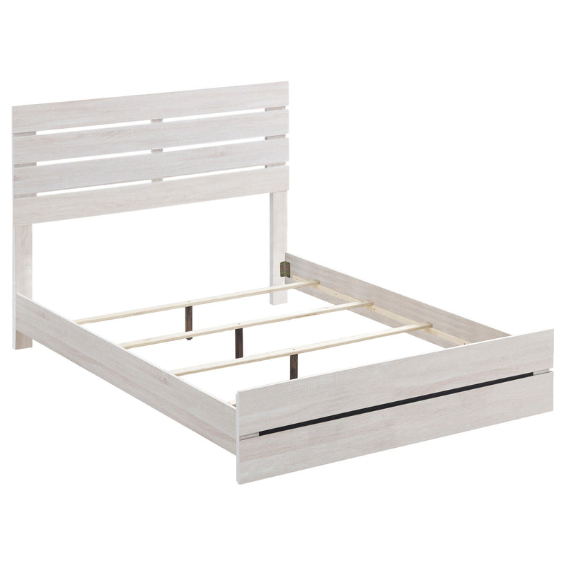 Brantford Queen Panel Bed Coastal White image