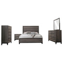 Watson 5-piece Queen Bedroom Set Grey Oak