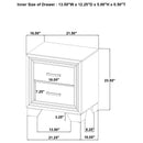 Wright California King Bedroom Set Brown Oak