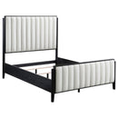 Brookmead 60-inch Upholstered Bed Black