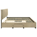 Wheatland Panel Platform Storage Bed