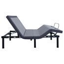 Negan Eastern King, E.King, Queen, & Twin XL Adjustable Bed Base Grey and Black
