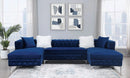 CIABATTONI Sectional, Navy