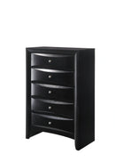 Crown Mark Furniture Emily Drawer Chest in Black image