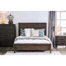 Rexburg Wire-Brushed Rustic Brown E.King & Full Bed
