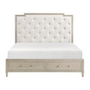 Genoa California King & Eastern King Platform Bed with Footboard Storage image