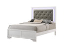 Crown Mark Furniture Lyssa Twin Upholstered Bed in White B4310-T image
