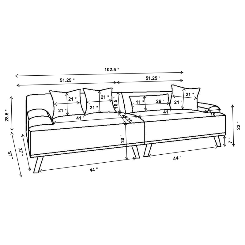 Elizabeth Stationary Sofa