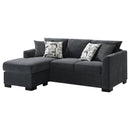 Storey Upholstered Sleeper Sectional Chaise Sofa