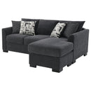 Storey Upholstered Sleeper Sectional Chaise Sofa