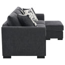 Storey Upholstered Sleeper Sectional Chaise Sofa