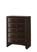Crown Mark Emily Chest in Dark Cherry image