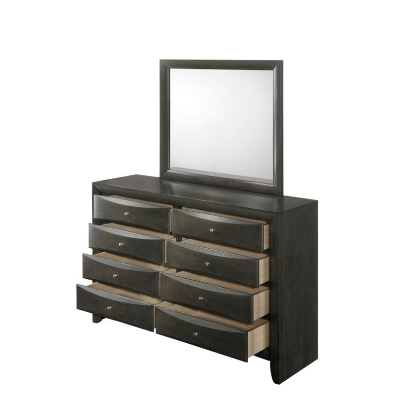 Crown Mark Emily Dresser in Grey