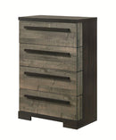 Crown Mark Furniture Remington 4 Drawer Chest in Brown image