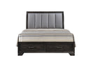 Crown Mark Jaymes Queen Storage Bed in Dark Brown image