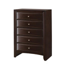 Crown Mark Emily Chest in Dark Cherry image