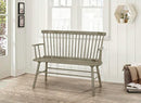 Crown Mark Furniture Jerimiah Spindleback Bench in Gray image