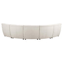 Charlotte Upholstered Modular Sectional Sofa Ivory