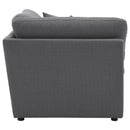 Hobson Upholstered Corner Charcoal