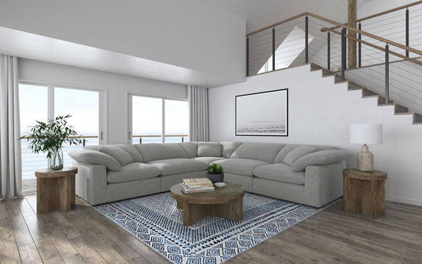 Raleigh Boucle Upholstered Modular Sectional