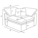 Raleigh Boucle Upholstered Corner Chair