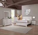 Crown Mark Furniture Leighton Twin Panel Bed in White B8180-T image