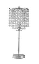 Chrome Table Lamp 19 H