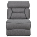 Higgins Reclining Grey Sectional