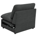 Collins Black Reclining Sectional