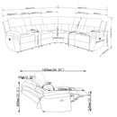 Bahrain Modular Power Reclining Sectional Sofa
