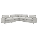 Collins Black & White Reclining Sectional