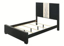 Crown Mark Furniture Rangley King Panel Bed in Black B6835-K