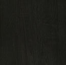 Dacre Round Coffee Table Dark Grey and Black Nickel