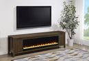 Carey TV Stand Fireplace Console